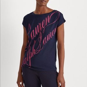 Lauren Ralph Lauren Logo boatneck Tee